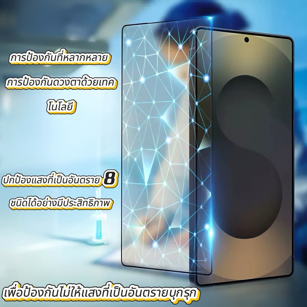 Weimiฟิล์มกระจกนิรภัยถนอมสายตา ผิวด้าน For XIAOMI POCO X8 PRO MAX M7 4G/5G M7 PLUS M7 Pro F6 F6PRO F7 F7PRO รูปที่ 4