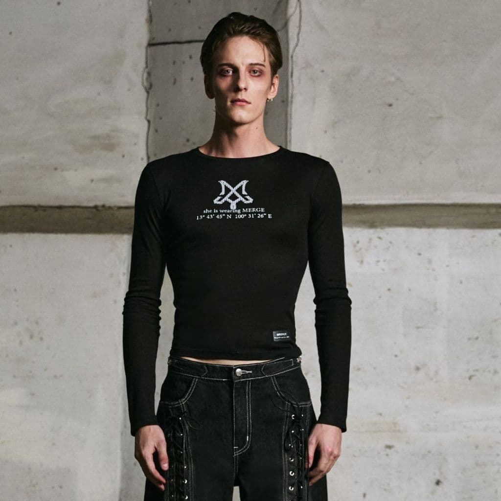 Merge Official - M Symbol Long Sleeved Tee รูปที่ 5