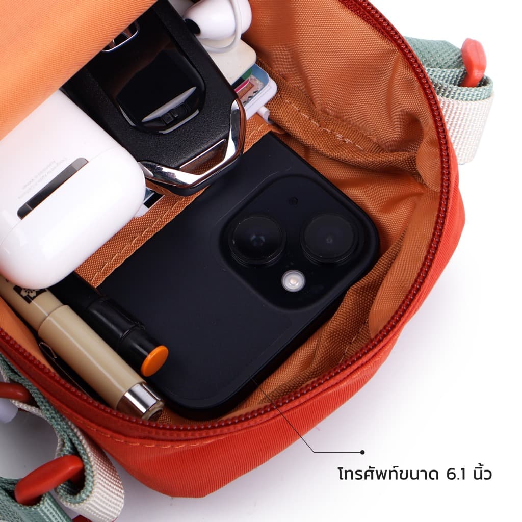 Folio Jour Compact Bag กระเป๋าใส่มือถือ สะพายข้าง Mini Crossbody ใส่มือถือได้ -12620 รูปที่ 5