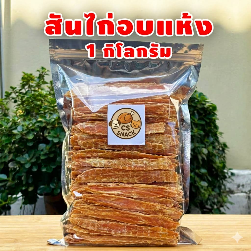 สันในไก่อบแห้ง 1กิโล by CS SNACK รูปที่ 2