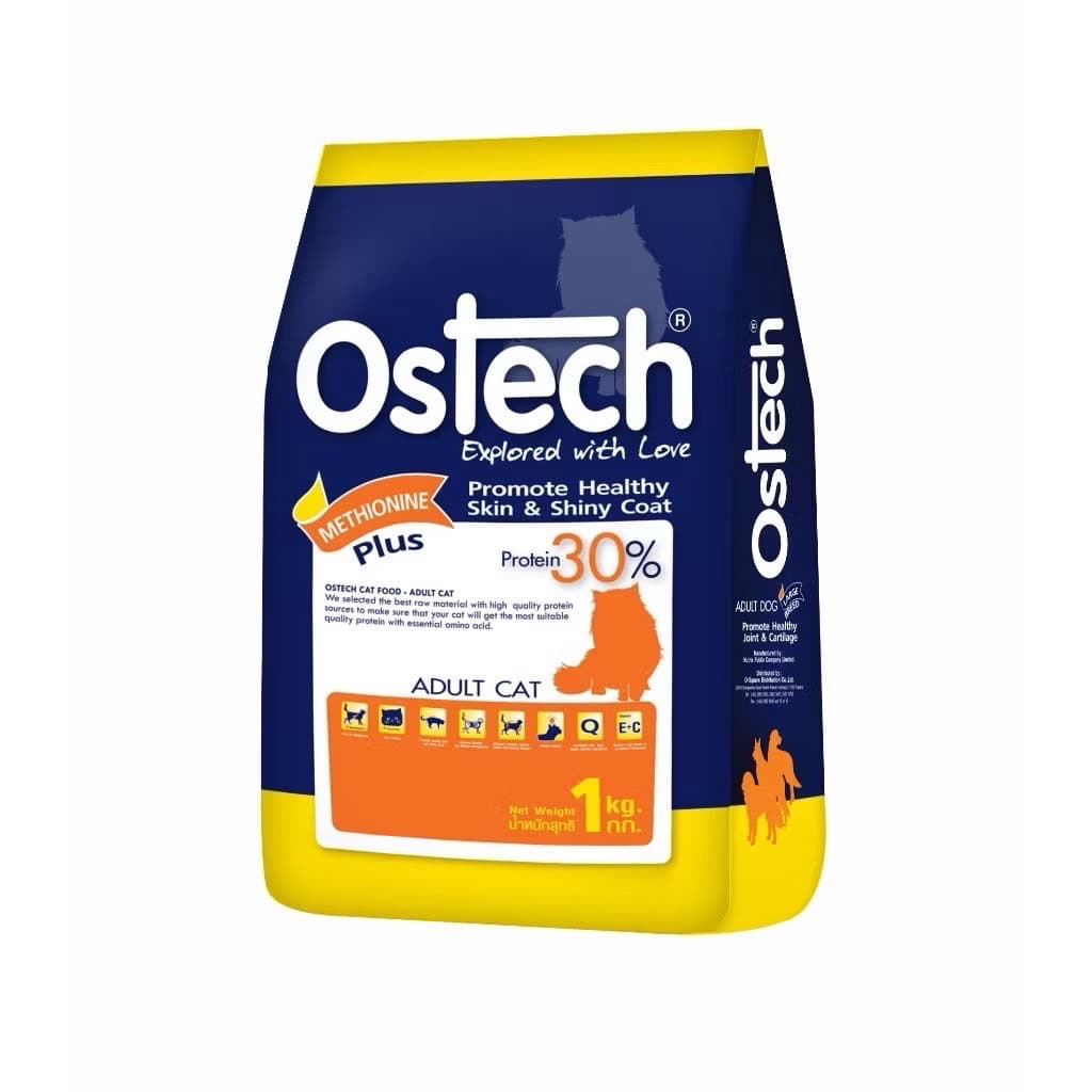 อาหารแมวออสเทค Ostech สูตรแมวโต ครบคุณค่าสารอาหารเพื่อสุขภาพแมวทุกสายพันธุ์ ขนาด 1 kg รูปที่ 4