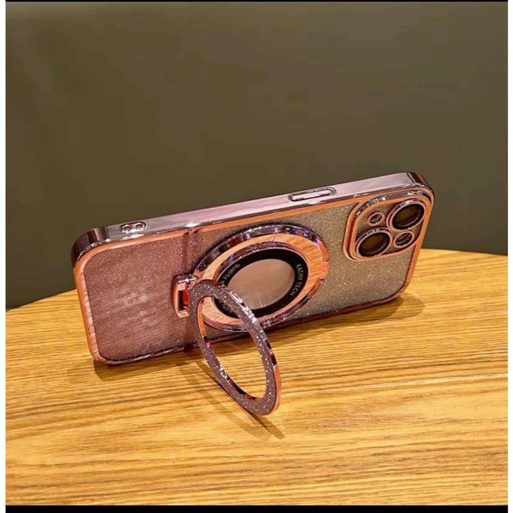 เคส กากเพชร ตั้งได้ สำหรับ Redmi15 A5 A7Pro และ POCO C71 เคสฟรุ้งฟริ้ง สวยหรู กากเพชร CD 2in1 กันกล้อง กันมุม รูปที่ 4