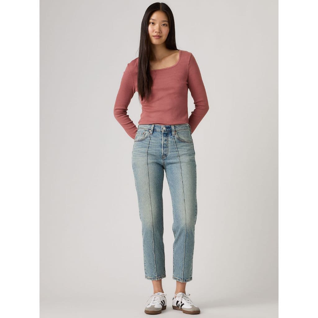 กางเกงยีนส์ผู้หญิง Levi's® Women's 501® Original Cropped Jeans รูปที่ 1