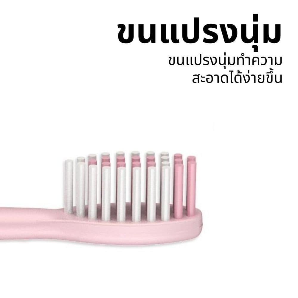 แปรงสีฟันไฟฟ้าสำหรับเด็กขนนุ่มป้องกันเหงือกส่งแบตเตอรี่ให้ 3 หัวแปรงสีฟันทดแทน รูปที่ 4