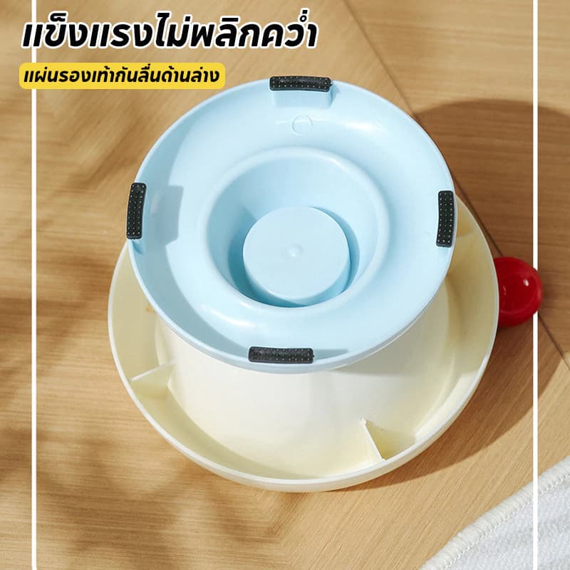 BLIVO ชามอาหารสัตว์ สแตนเลสยกสูง ชามอาหารแมว สุนัข ถอดออกได้ ทำความสะอาดง่ายๆ ลายน่ารัก ทรงยกสูง มียางกันลื่น รูปที่ 8