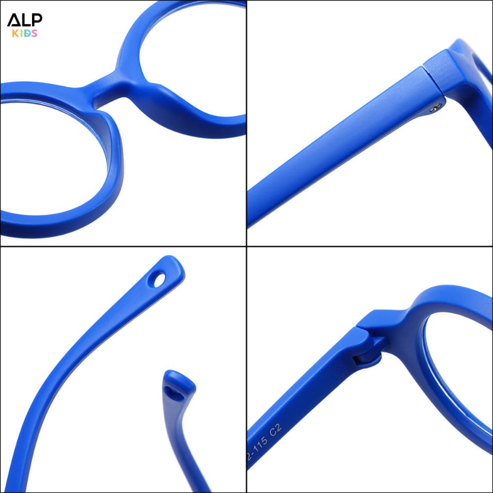 ALP แว่นกรองแสงเด็ก แว่นเด็ก อายุ 1-4 ปี งอได้ กรองแสงสีฟ้า กรอบTR90 แตกหักยาก ALP-KB0011 รูปที่ 3
