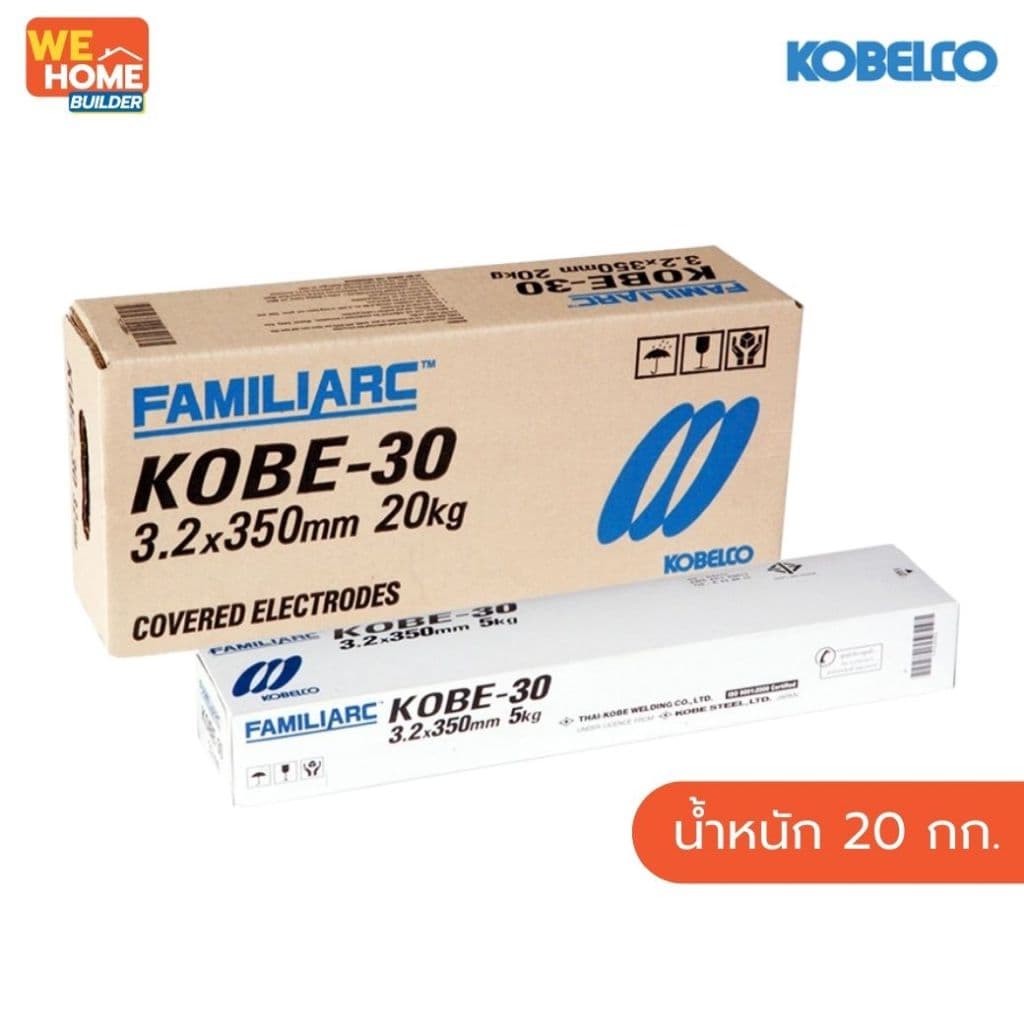 KOBE ลวดเชื่อม โกเบ-30 ขนาด 3.2 มิล ลัง 20 กก. สำหรับเชื่อมเหล็กทั่วไป เชื่อมง่าย แนวเชื่อมเรียบ รูปที่ 3