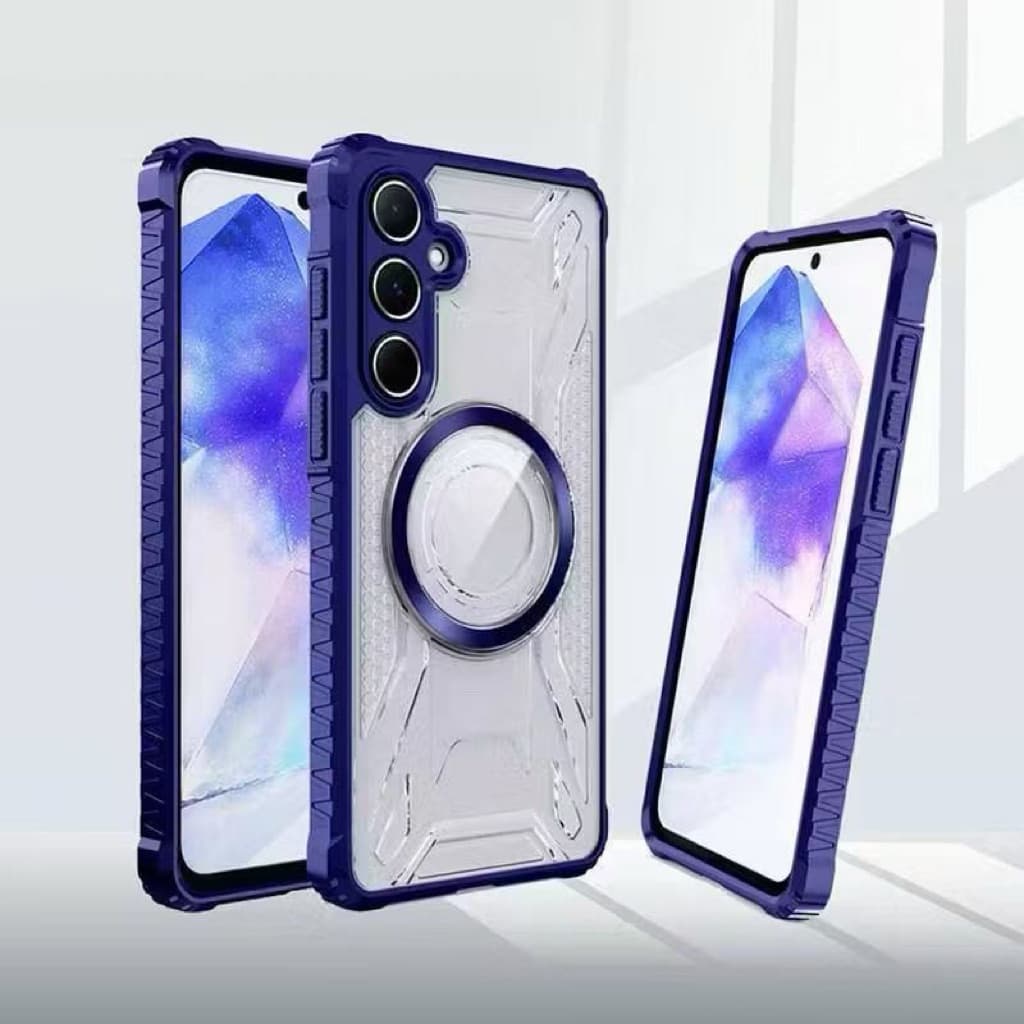 เคสกันกระแทก หุ่นยนต์ใส สำหรับ Samsung A07 A06 A56 A57 A37 A26 A36 A16 A15 A25 A35 A55 A14 A34 A54 A24 A05 S A13 A04S รูปที่ 2