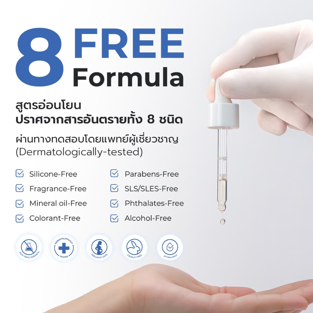 KEBOU 8X DEFENSE HAIR SCALP SERUM เวชสำอางลดผมขาดหลุดร่วง ลดรังแคและอาการคันในขั้นตอนเดียว รูปที่ 6