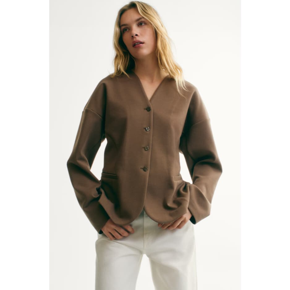 H&M เบลเซอร์ผ้าจอร์ซีย์ Women Jersey blazer 1322907_1 รูปที่ 3