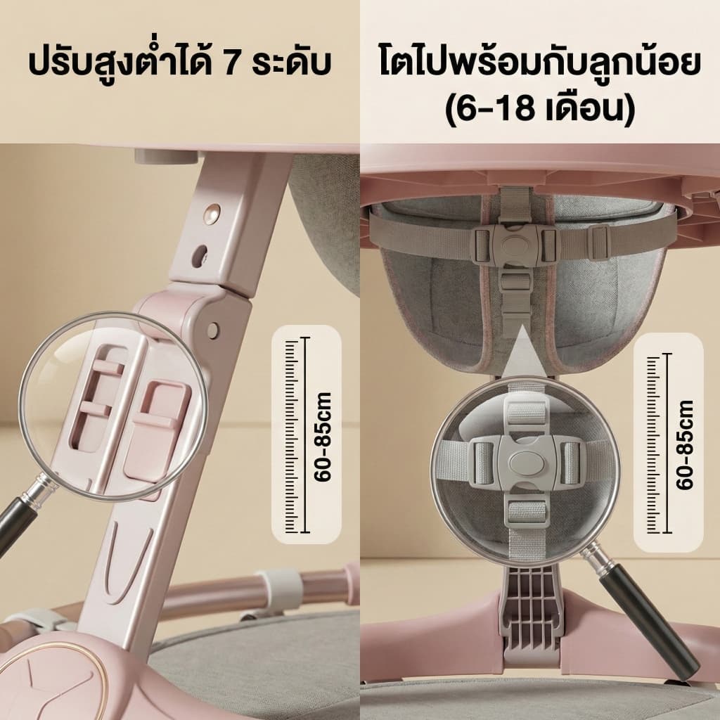 Beige รถหัดเดิน รถหัดเดินหน้ากระต่าย รถหัดเดินมีเสียง รถหัดเดินเด็ก6เดือน รถหัดเดินฮอต รูปที่ 4