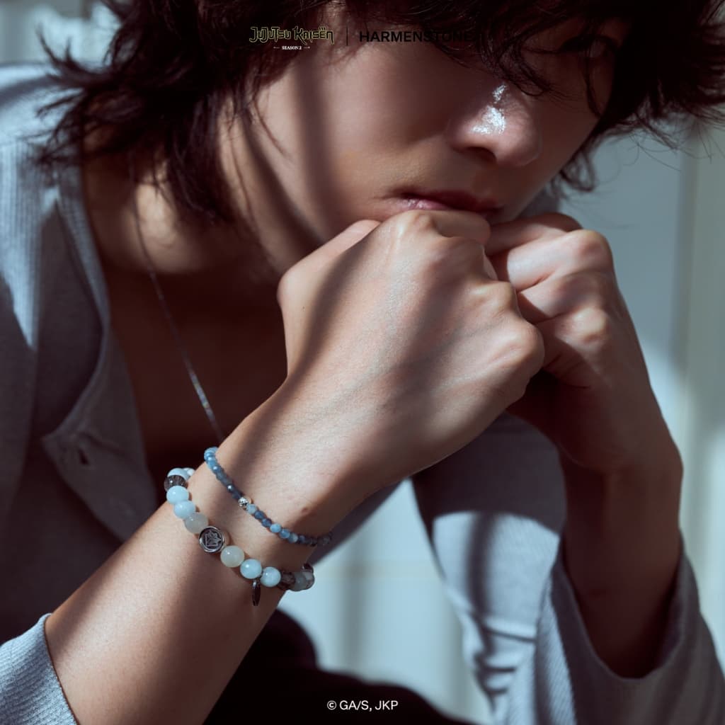 สร้อยข้อมือ 5 คาแรกเตอร์ จูจุตสึไคเซ็น Jujutsu Kaisen Stone Bracelet 5 Characters - Yuji Megumi Nobara Gojo Sukuna รูปที่ 8