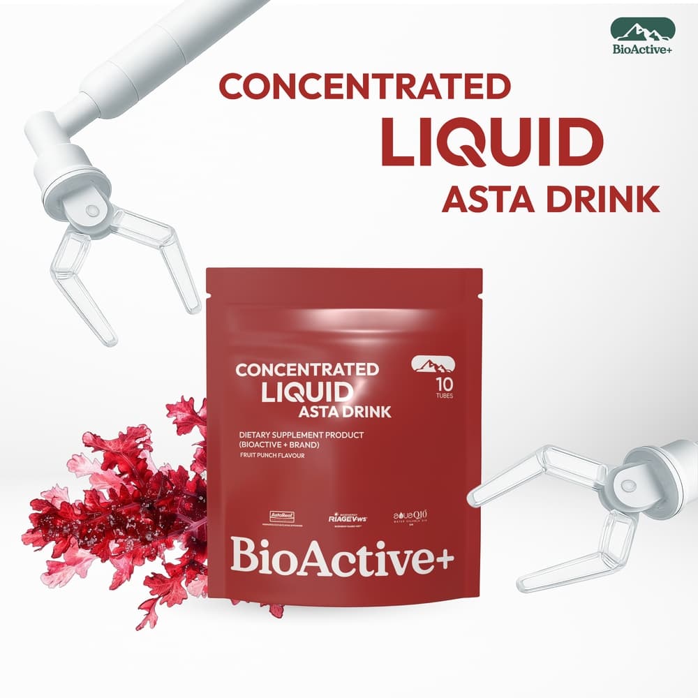 ไบโอแอคทีฟพลัส BioActive+ Concentrated Liquid Asta Drink แอสต้า 6 mg ผิวเด็ก ทนแดด 10 หลอด รูปที่ 2