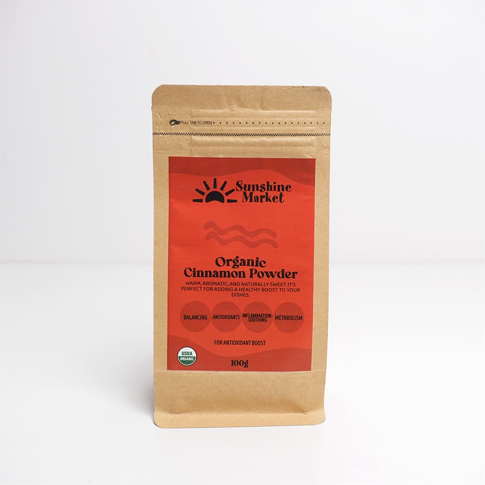 Sunshine Market Organic Cinnamon Powder 100g | ผงอบเชยออร์แกนิค รูปที่ 2