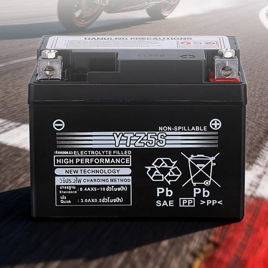 แบต 5 แบต YTZ5s12v5ah เวฟ110i YTZ5S 5แอมป์ แบตแห้ง wave dream click msx scoopy zoomer fino แบตเตอรี่ มอไซค์ รูปที่ 1