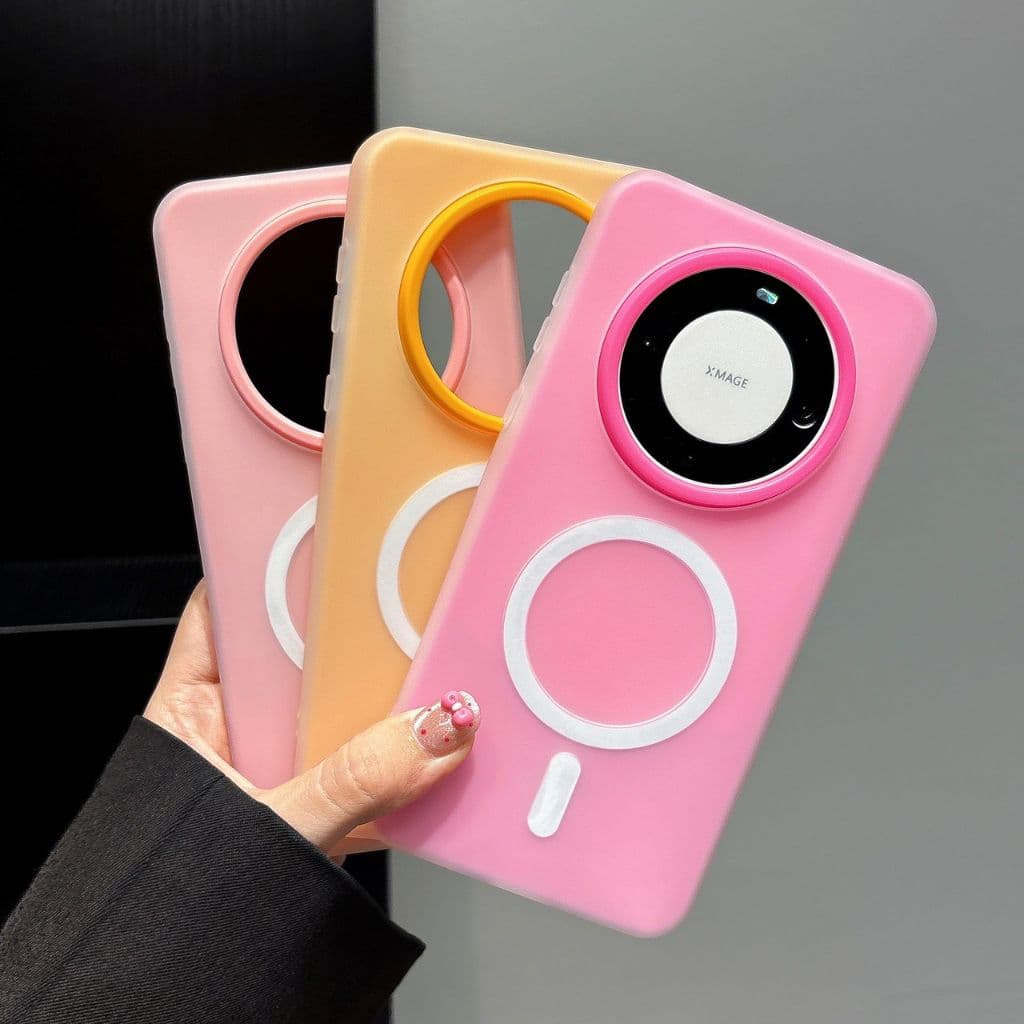 เคสมือถือ สำหรับ OPPO A6 A6X A3pro A5Pro A6Pro A5X A78 A58 A57 A53 สีพื้น2ชั้น #2S-M รูปที่ 1
