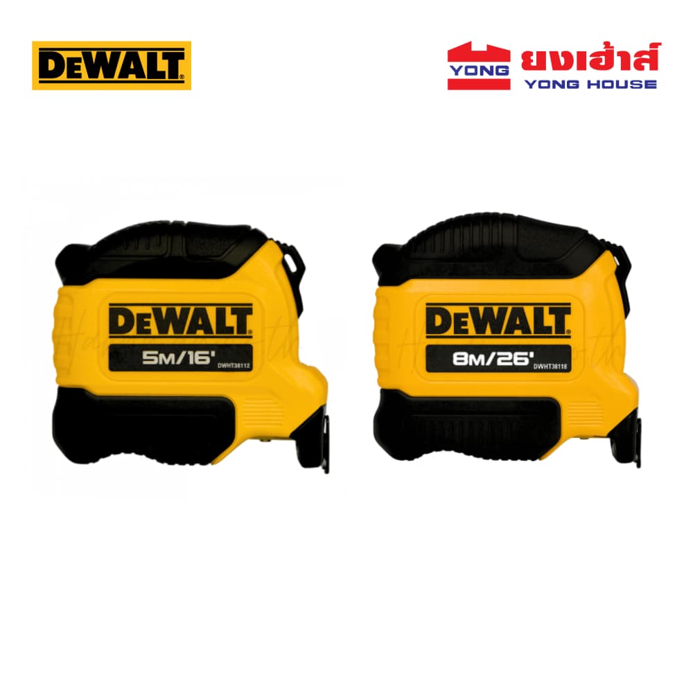 DEWALT ตลับเมตร ยาว 5 เมตร ATOMIC รุ่น DWHT38112 ยาว 8 เมตร รุ่น DWHT38118 รูปที่ 1