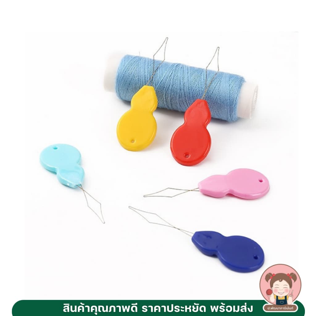 ที่ร้อยเข็ม ที่สนเข็ม ตัวช่วยในการร้อยด้าย ขนาดใหญ่ ลายดอกไม้ รูปที่ 5