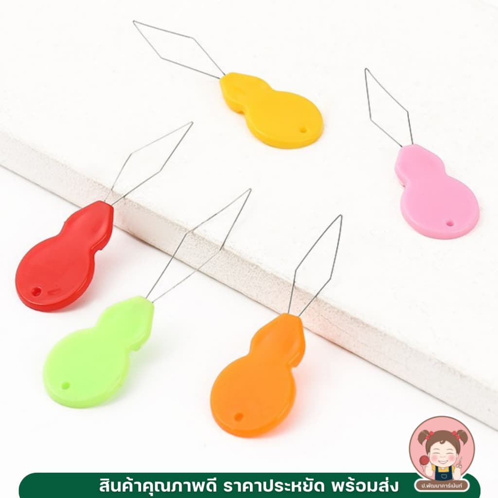 ที่ร้อยเข็ม ที่สนเข็ม ตัวช่วยในการร้อยด้าย ขนาดใหญ่ ลายดอกไม้ รูปที่ 6