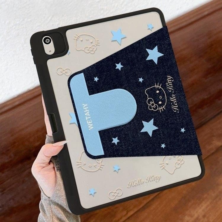 จัดส่งทันทีเคสไอแพด การหมุน 360 องศา Hellokitty Air8 11 Gen9 Air7/6 13 Star เคสiPad Gen6 Air5 รูปที่ 3