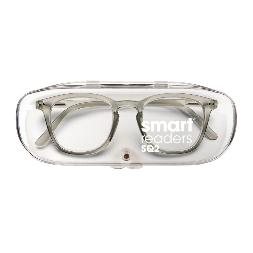B+D แว่นสายตาสำหรับผู้ที่มีสายตายาว รุ่น SQ2 รูปทรงทันสมัย MATT GREY รูปที่ 4