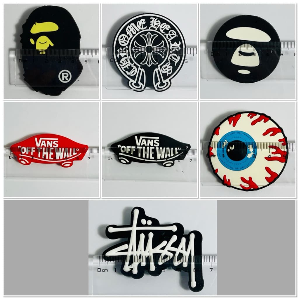 jbuตัวติดรองเท้ามีรู “ รถ รองเท้า สตุชชี่ แมงมุม “ ‼ Shoe Charm “ stussy ”บุหรี่ tnt Batman บอล8 car brand spider รูปที่ 4