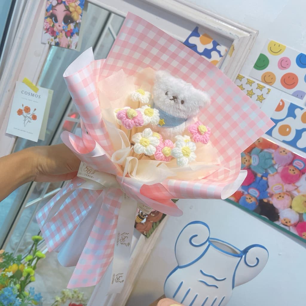 ช่อตุ๊กตา มีหลายแบบ ราคา ต่อ 1 ช่อ ช่อปัจฉิม รูปที่ 1