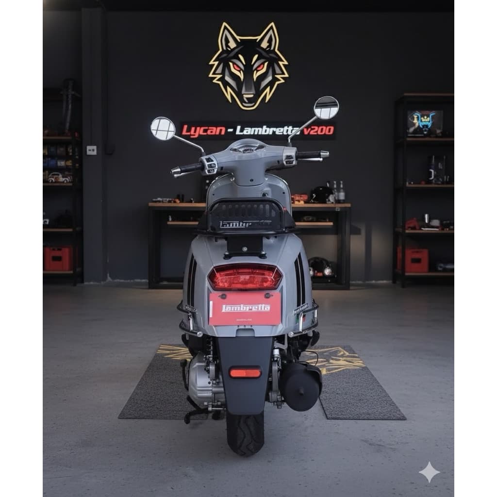 Rack ท้าย Lambretta v125/v200 ทรง ลดราคาพิเศษ TP รูปที่ 4