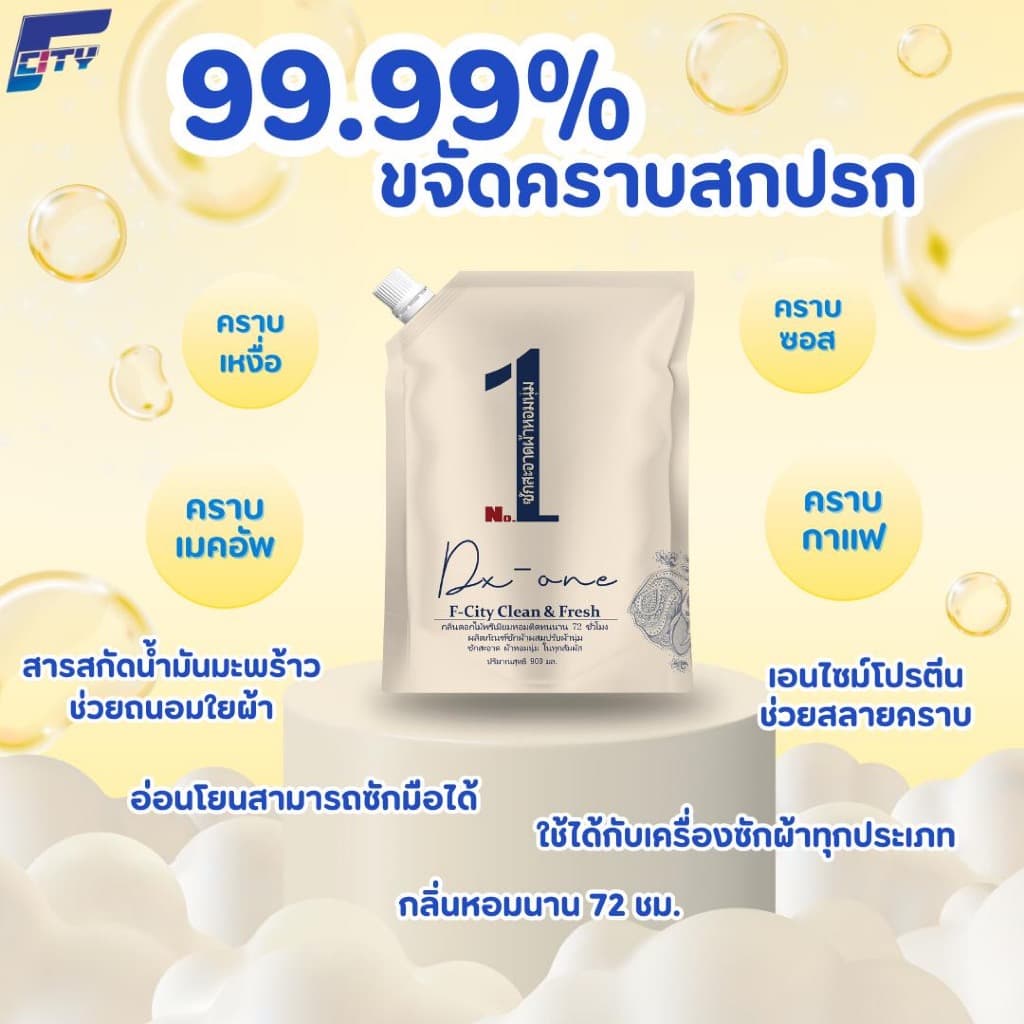 โปรยกลัง!! ซื้อ 5 แถม 5 น้ำยาซักผ้า+ปรับผ้านุ่ม หอมระดับพรีเมียมครบจบในโปรเดียว รูปที่ 6