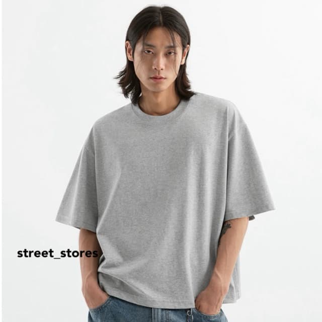 เสื้อยืด Boxy Oversized ทรงครอป V.2 รูปที่ 3
