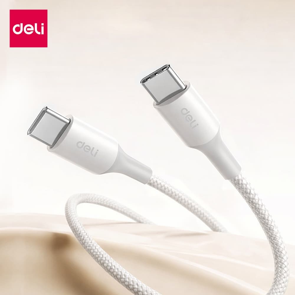 Deli สายชาร์จไว ชาร์จโทรศัพท์ TypeC / USB A ยาว 1M 2M ถ่ายโอนข้อมูลเร็ว 480 Mbps Fast Charging Cable รูปที่ 6