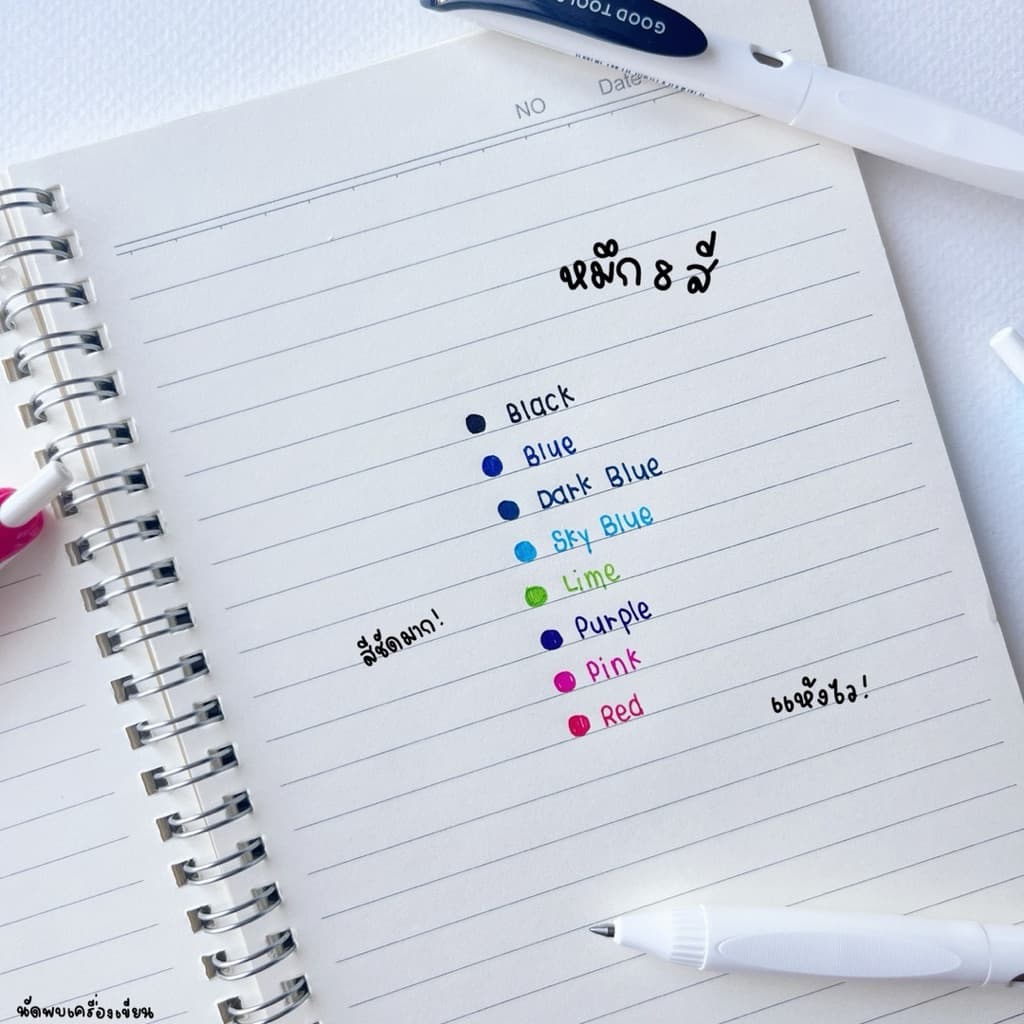 KOKUYO Gel Ink Ballpoint Pen รุ่น Good Tools ปากกาเจลลูกลื่น ขนาด 0.5 มม. รูปที่ 2