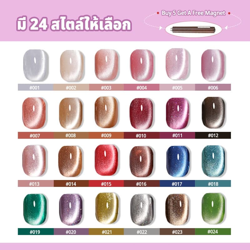 Nawoelite สีทาเล็บเจล สีลูกแก้ว เจลทาเล็บสีลูกแก้ว 24 สีนูนเด่น ออกแบบลวดลายง่าย เจลทาเล็บใช้ที่บ้าน ไม่ซีดจาง รูปที่ 2