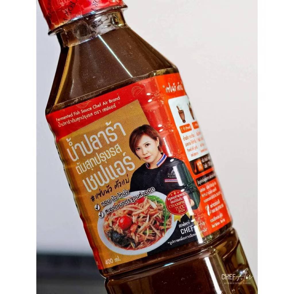 น้ำปลาร้า Chef Air - เชฟแอร์ 400ml. #แซ่บนัวตัวแม่ หอม-นัว-โหน่ง ในขวดเดียว มาตรฐานส่งออก อย 60-2-02562-6-0069 รูปที่ 8