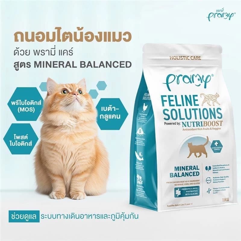 Pramy Feline Solutions พรามี่ แคร์ ขนาด 5.5 Kg. อาหารแมวสูตรเฉพาะทาง รูปที่ 3
