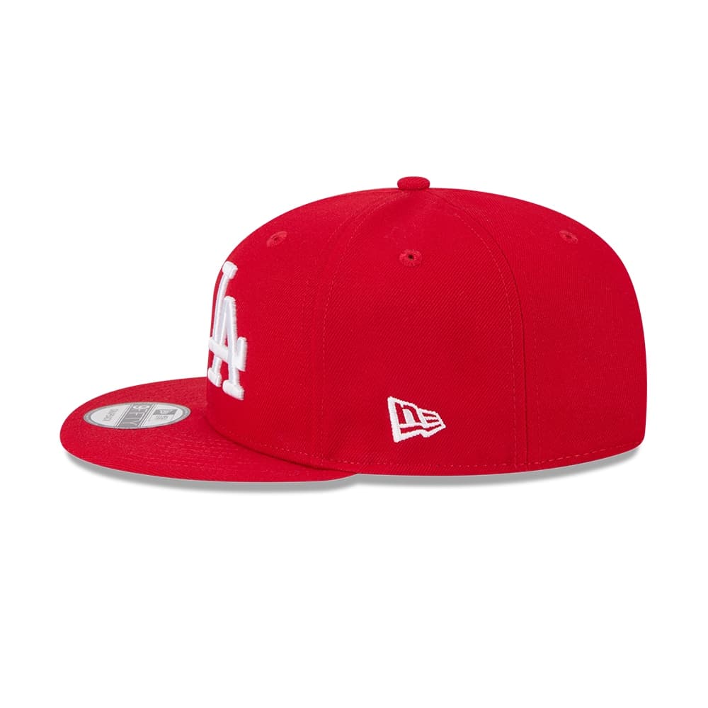 New Era หมวกรุ่น NEW YORK YANKEES & LOS ANGELES DODGERS MLB TWO TEAM SCARLET 9FIFTY CAP รูปที่ 4