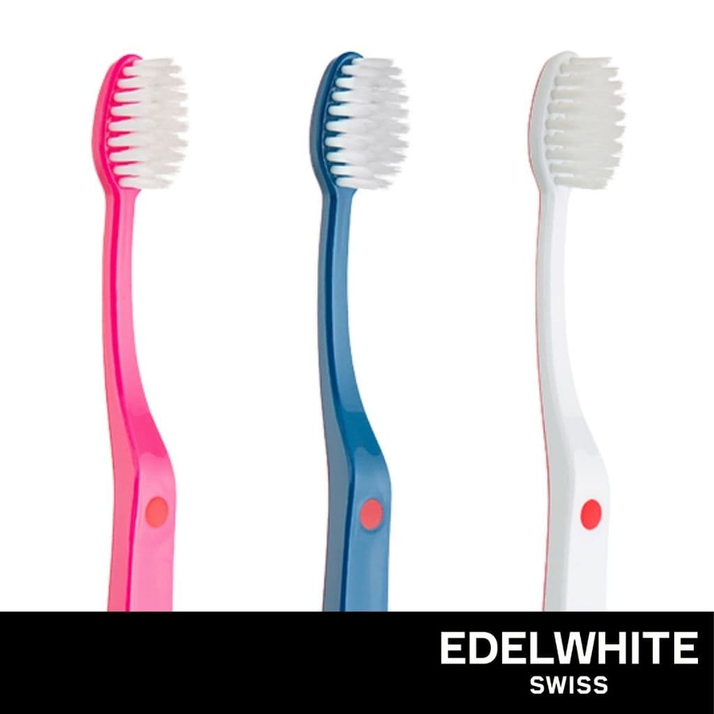 EDELWHITE UltraSoft Flosserbrush แปรงสีฟัน ขนนุ่มพิเศษ ถนอมเหงือก รูปที่ 1
