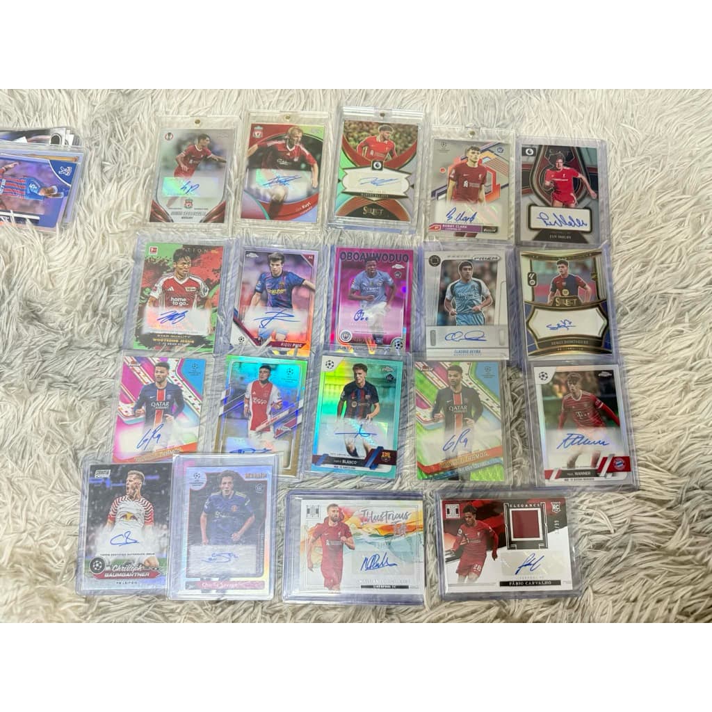 กล่องสุ่มการ์ดฟุตบอล การัน,ลายเซ็น,หรือชิ้นส่วน 100% ทุกกล่อง Panini , Topps รูปที่ 3