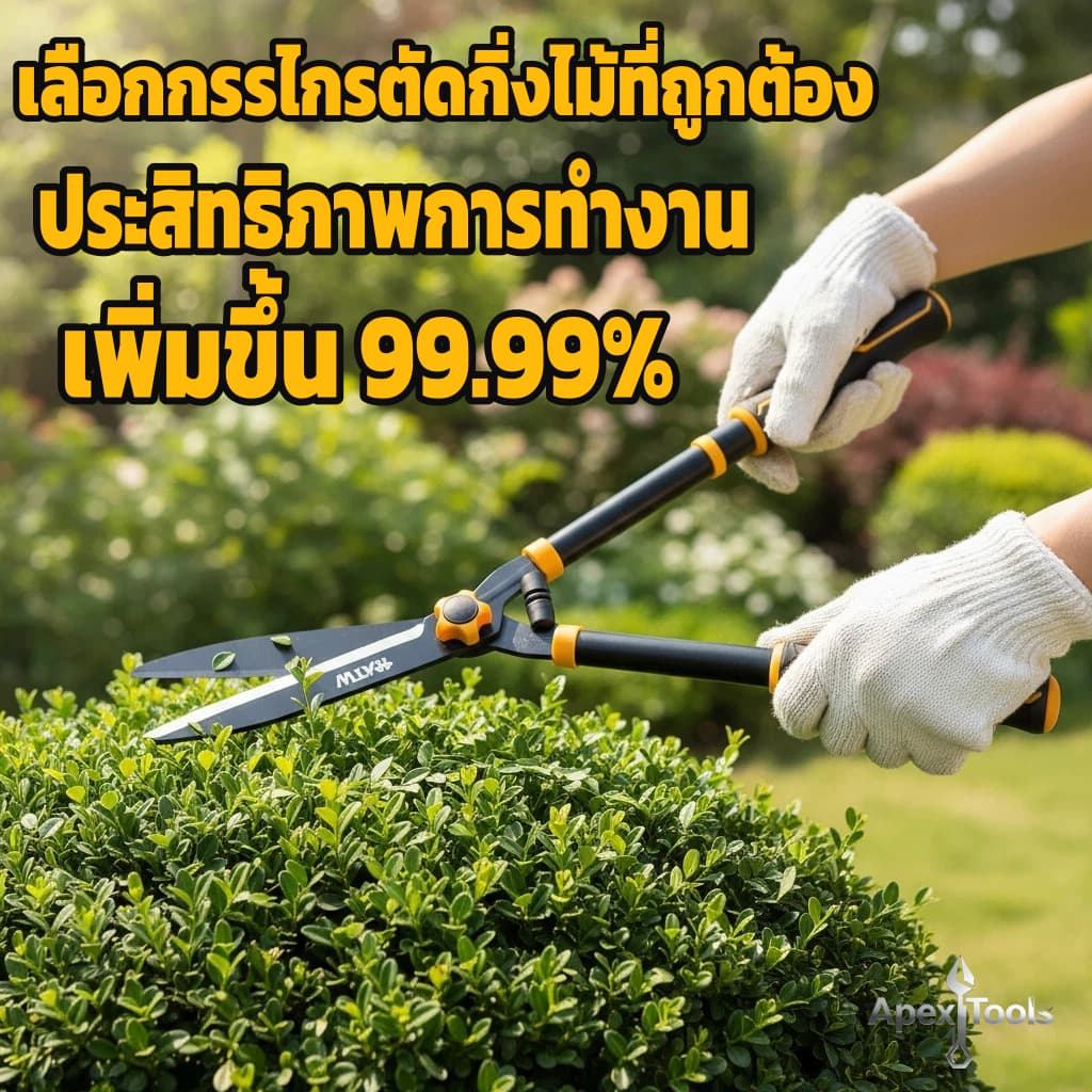 กรรไกรตัดกิ่งไม้ยืดหดได้ 55-75 ซม SK5 คมพิเศษ ตัดกิ่งหนา ประหยัดแรง ด้ามกันลื่น แข็งแรง ทนทาน รูปที่ 2