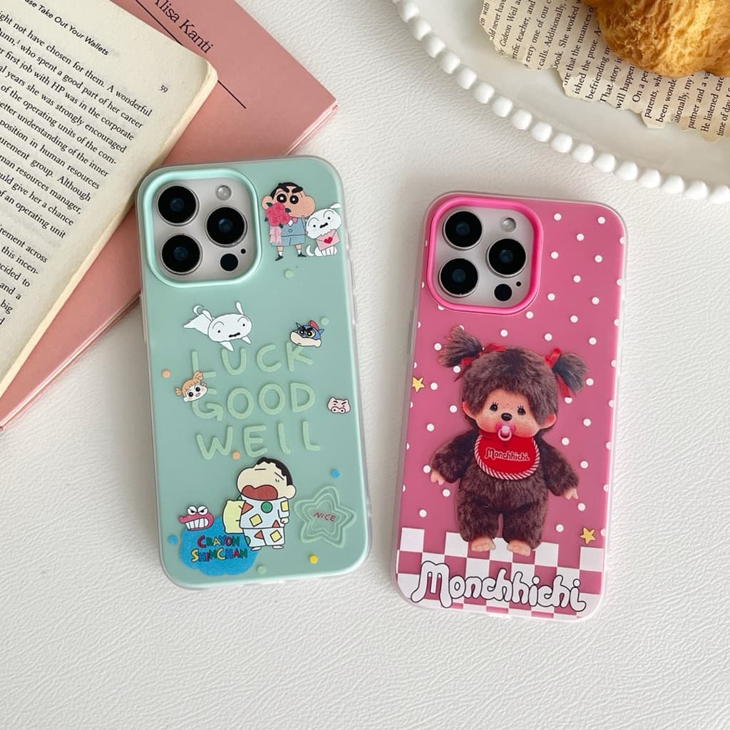เคสโทรศัพท์ สำหรับ Redmi 15 15C A5 งาน TPU 2ชั้นลายการ์ตูน ป้องกันการกระแทกลายสวย สินค้า จากไทย #2S-mon รูปที่ 2