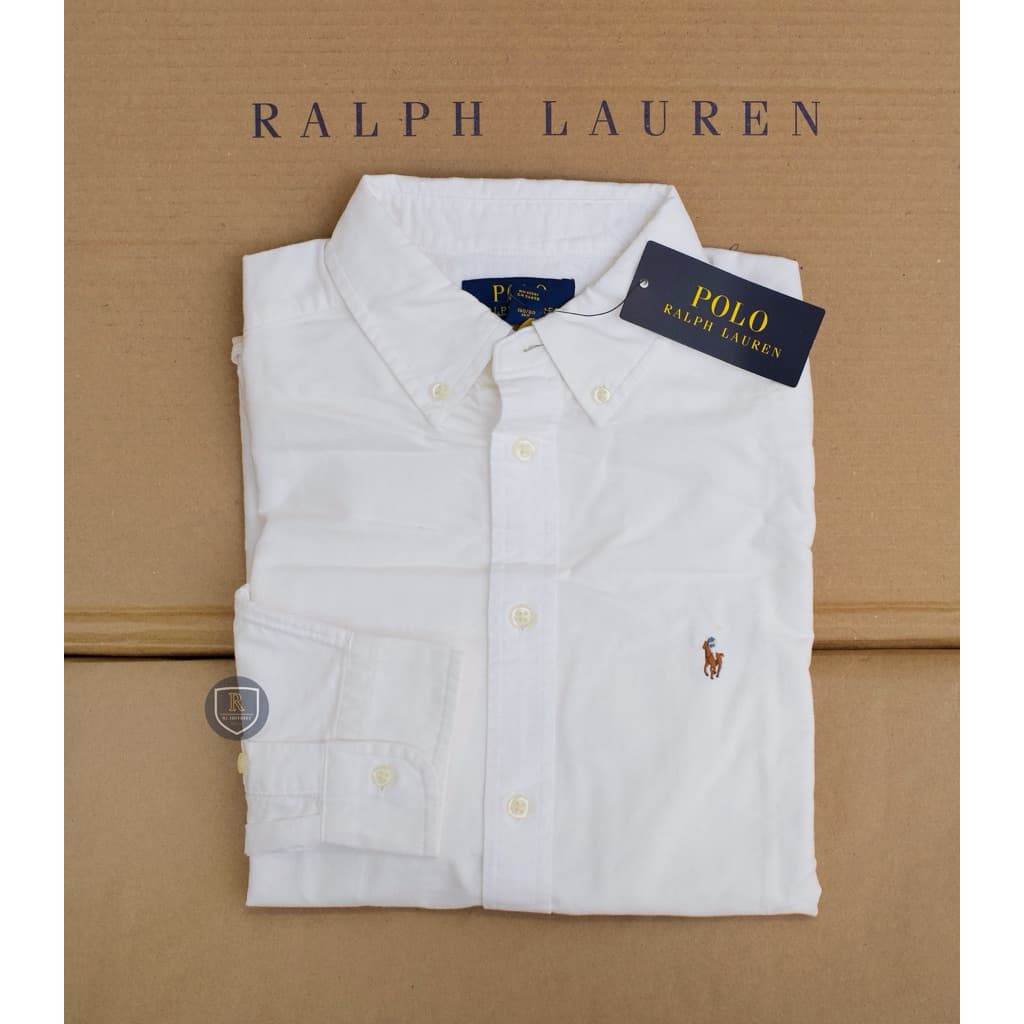 Ralph Lauren cotton oxford shirt รูปที่ 4