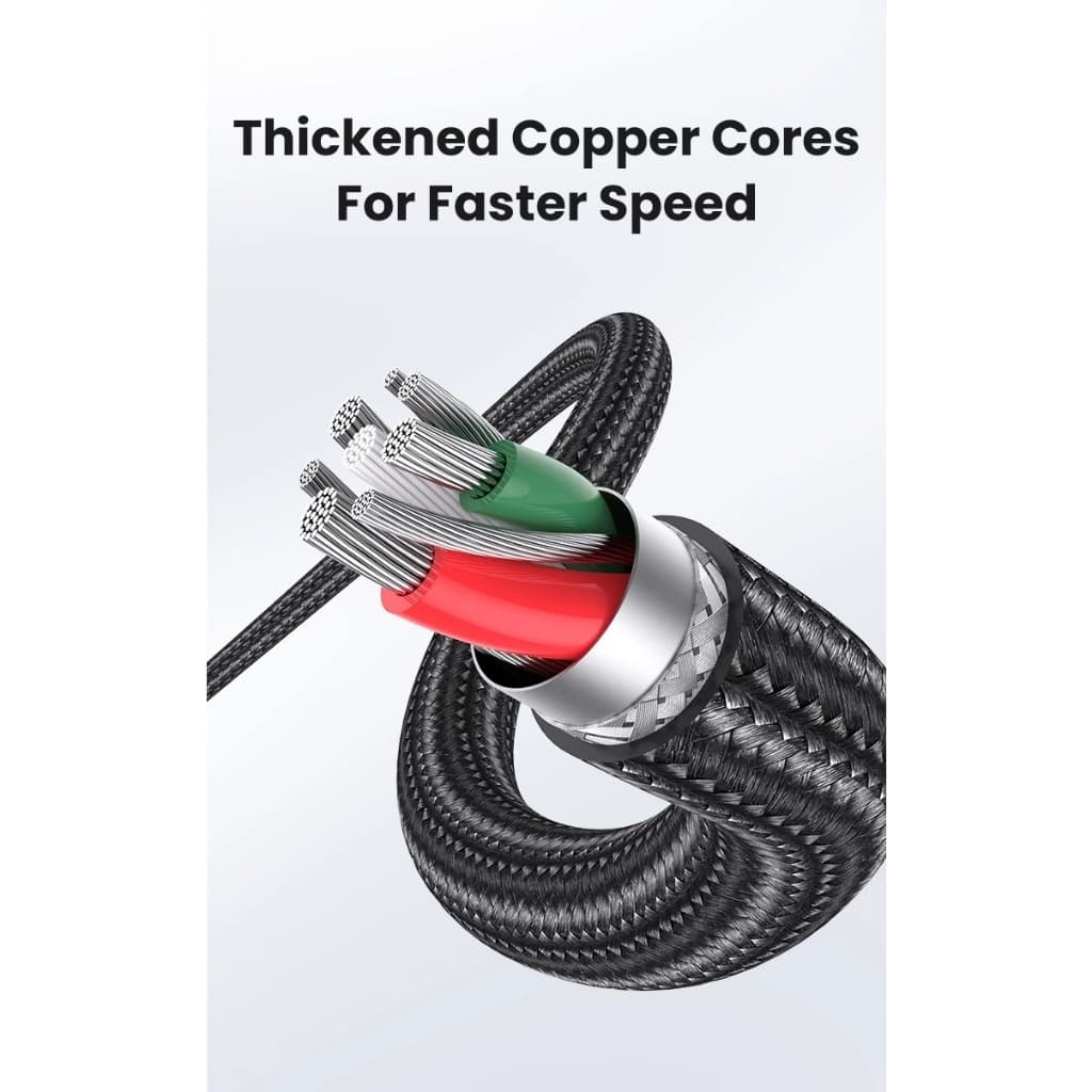 UGREEN MFiตรวจสอบสิทธิ์USB-C Fast charging cable สายชาร์จเร็วนี้ ใช้งานได้ดีiPhone14 13 12 11 8 XR MAX Type-c Data cable รูปที่ 9