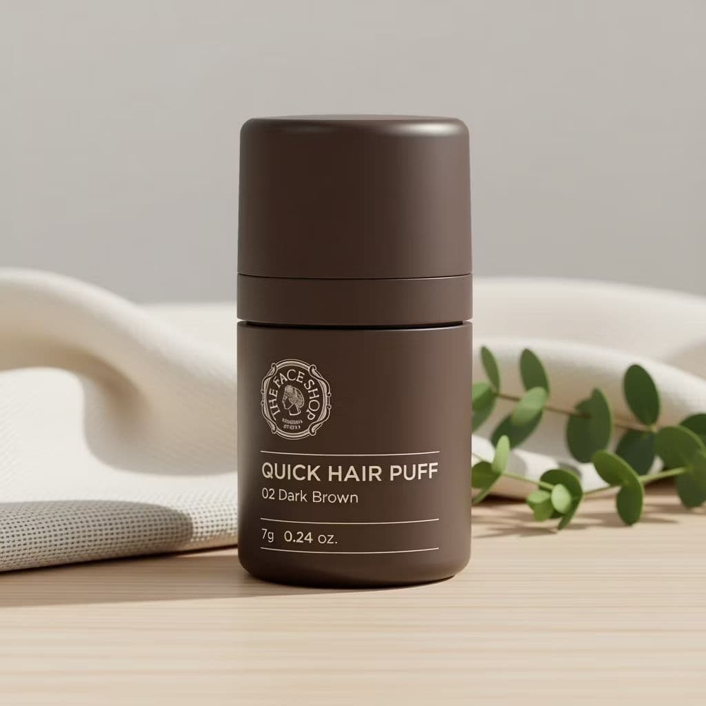 The Face Shop Quick Hair Puff เป็นคุชชั่นพัฟสำหรับปิดเหม่งและผมบาง รูปที่ 1