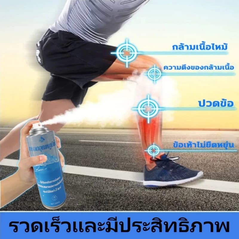 สเปรย์เย็น สเปรย์แก้ปวด สเปรย์เย็นพกพา สเปย์เย็น สเปร์เย็น สเปรย์คลายกล้ามเนื้อ สเปรย์แก้ปวดกล้ามเนื้อ รูปที่ 2
