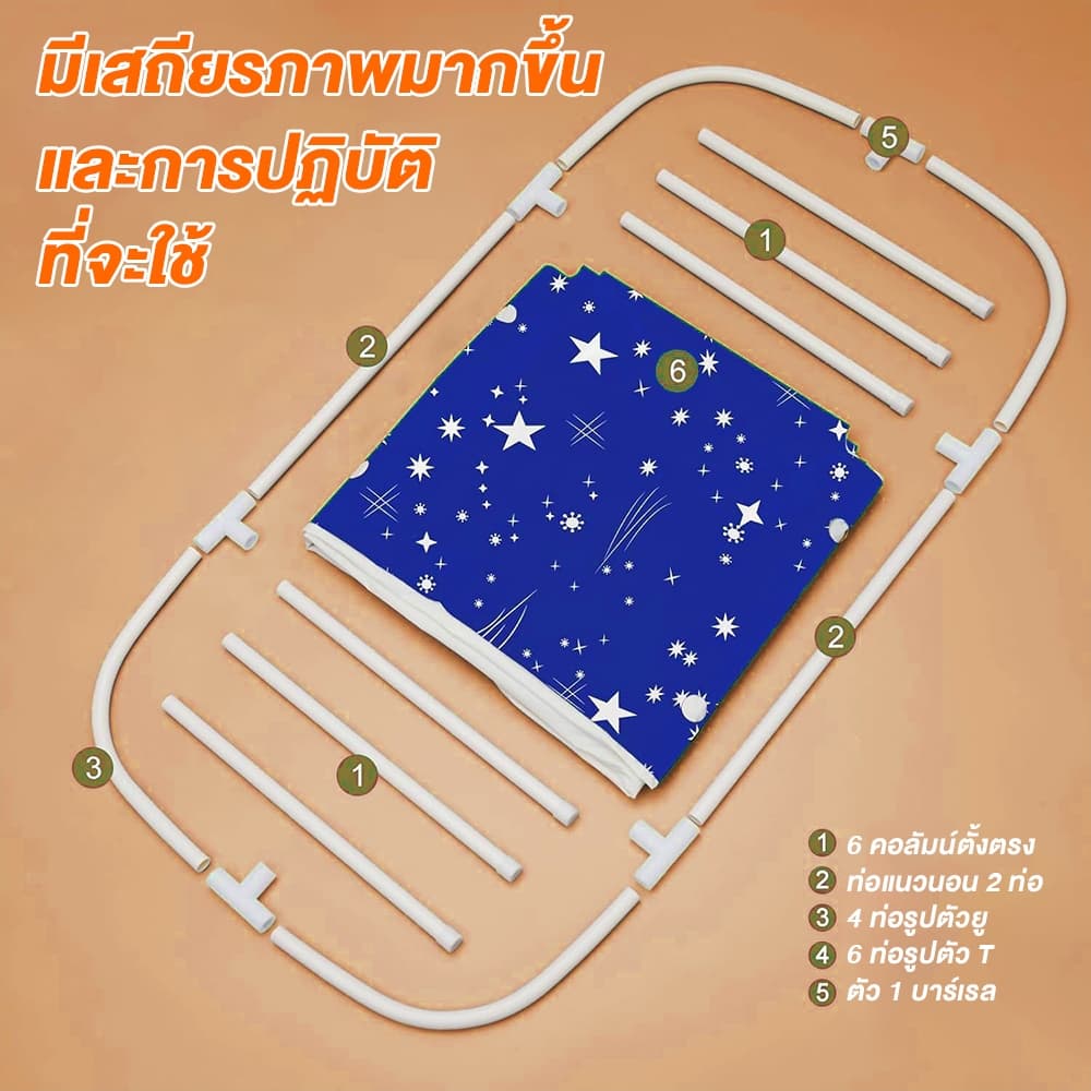 อ่างอาบน้ำ อ่างอาบน้ำพับได้ 120*50*55cm วัสดุป้องกันอุณหภูมิ 7 ชั้น อ่างพับได้ผู้ใหญ่ พับ 10 วินาทีติดตั รูปที่ 6