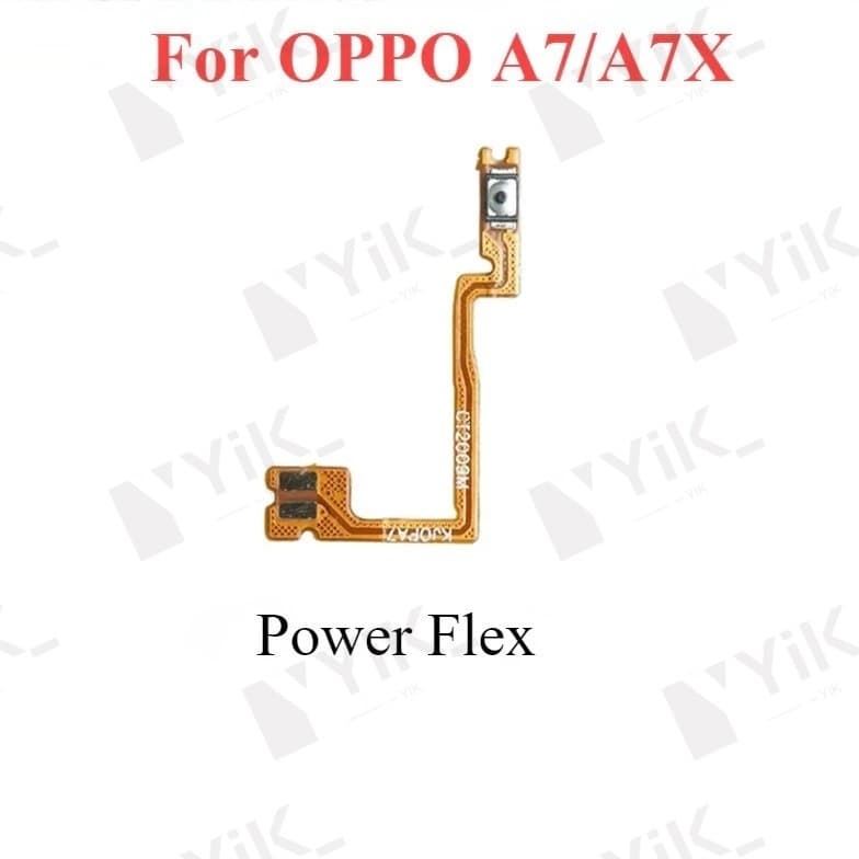 การจัดส่งสินค้า 24H เปิดปุ่มปรับระดับเสียง flex สําหรับ OPPO A7 AX7 CPH1901 CPH1903 CPH1905 สายริบบิ้นปุ่มด้านข้าง รูปที่ 2