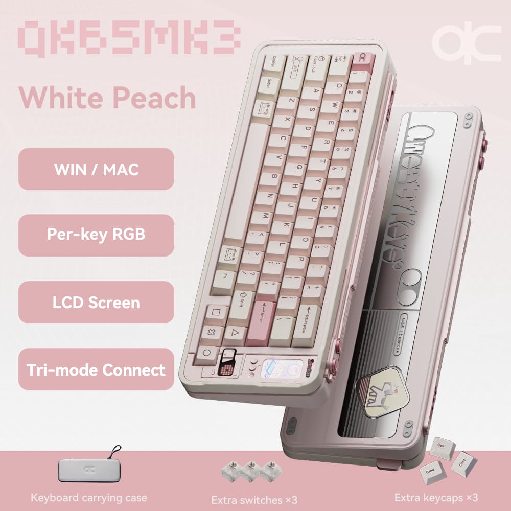 QK65 MK3 Pre-built Aluminium เคสอลูมิเนียม Mechanical Keyboard QK65mk3 Bigpenguin คีย์บอร์ด Prebuilt รูปที่ 6