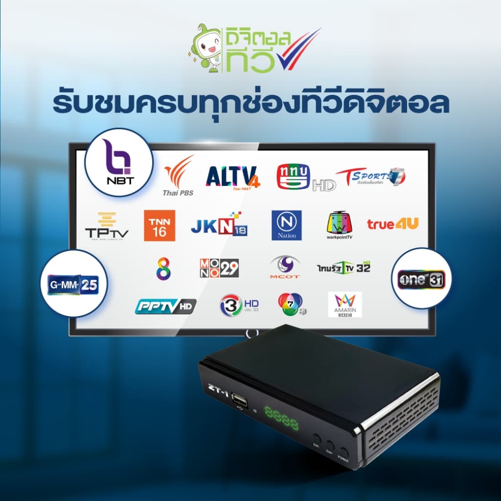 GMM Z กล่องดิจิตอลทีวี ZT-1 รูปที่ 4