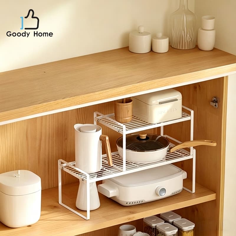 Goody Home ชั้นวางของอเนกประสงค์ 1 ชั้น สำหรับเก็บอุปกรณ์ในครัวต่างๆ รูปที่ 1