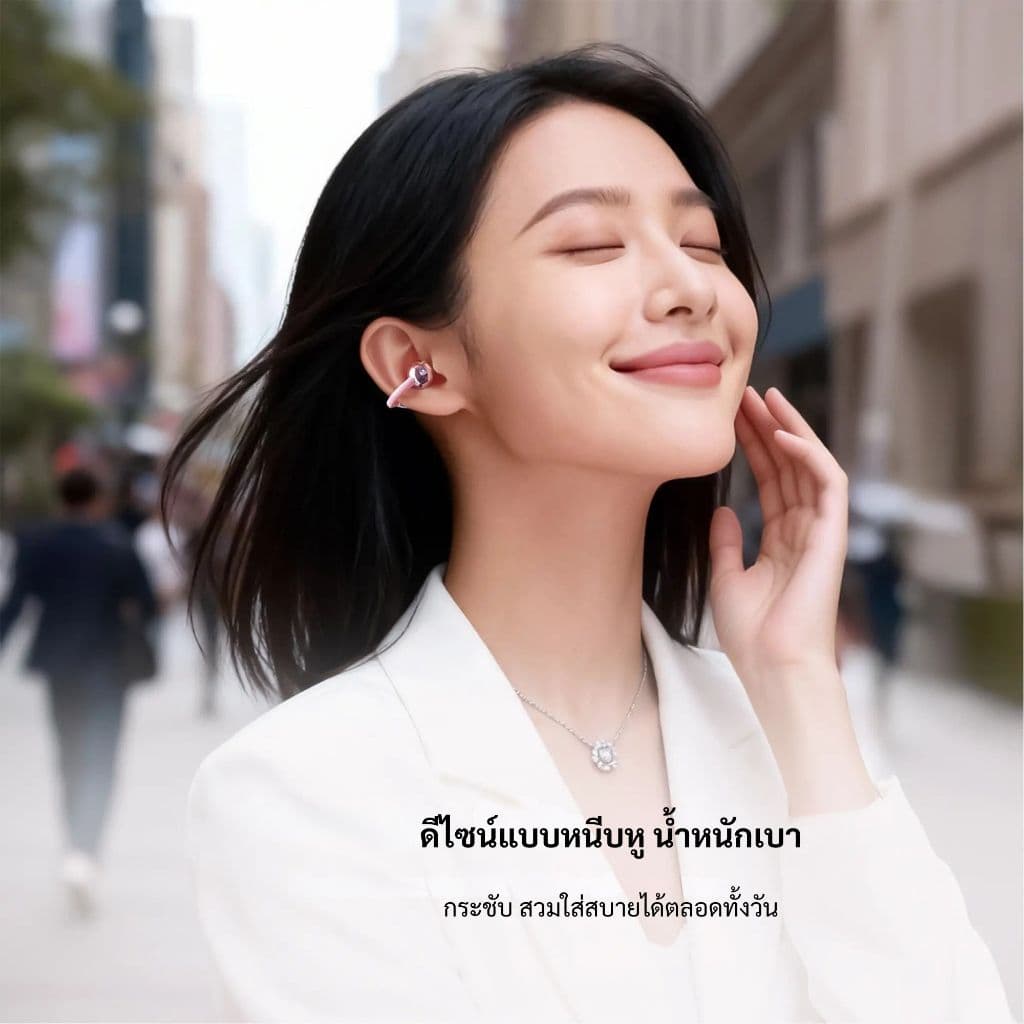 KiiP DTH27 Mirror Clip-Ear TWS หูฟังไร้สายดีไซน์ตลับกระจก รูปที่ 3